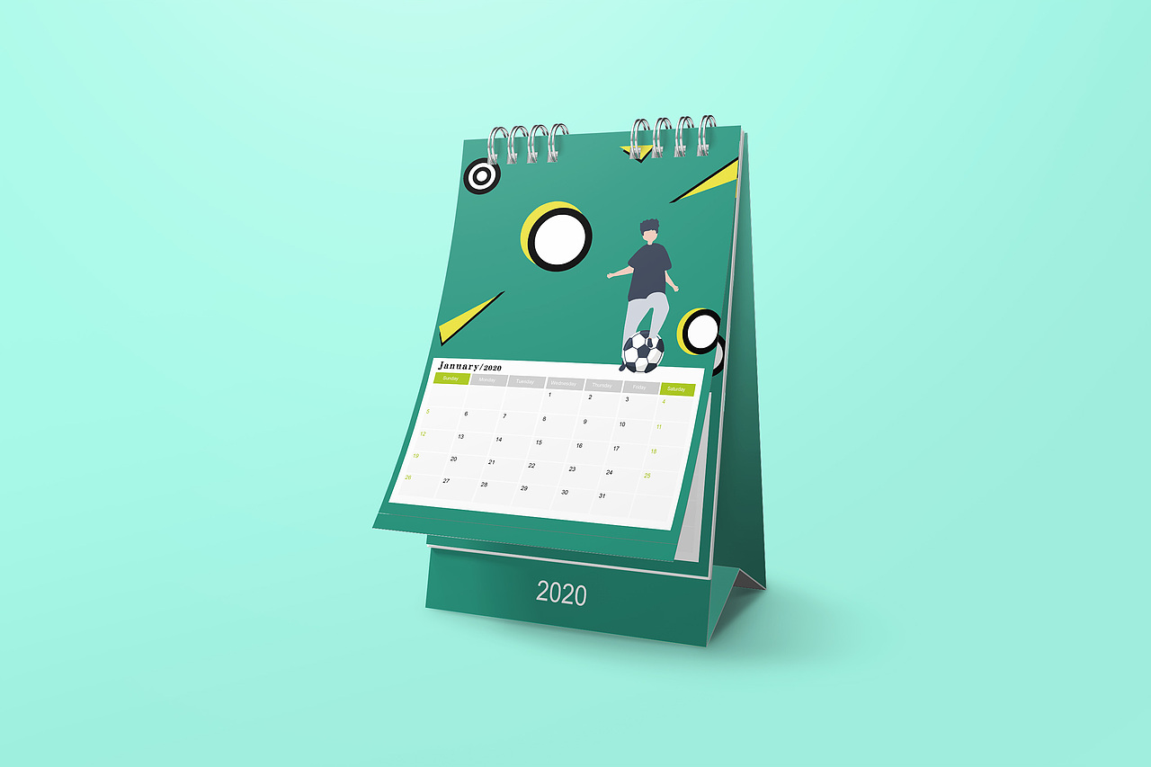 五一广场运动台历系列