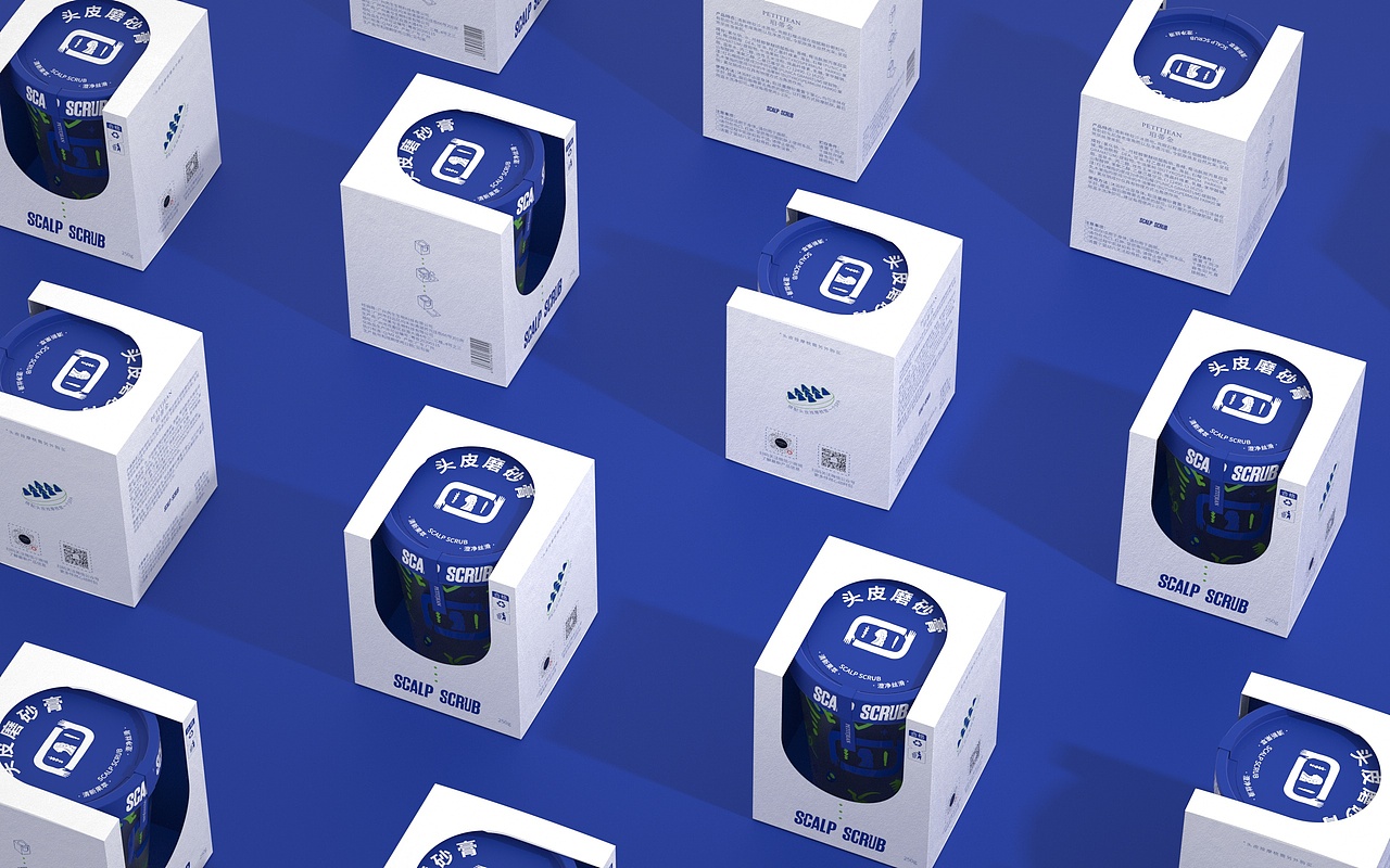 PETITJEAN丨头皮磨砂膏丨包装设计（图ZMjY1MzE4MDM2） - 包装 - 站酷设计师GAOMC原创素材 - 站酷ZCOOL