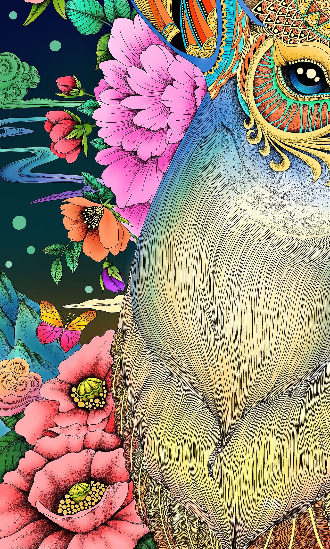 鹿遇春天（图ZMTA5MjAyMzE2） - 创作习作 - 站酷设计师猫那个喵424原创素材 - 站酷ZCOOL