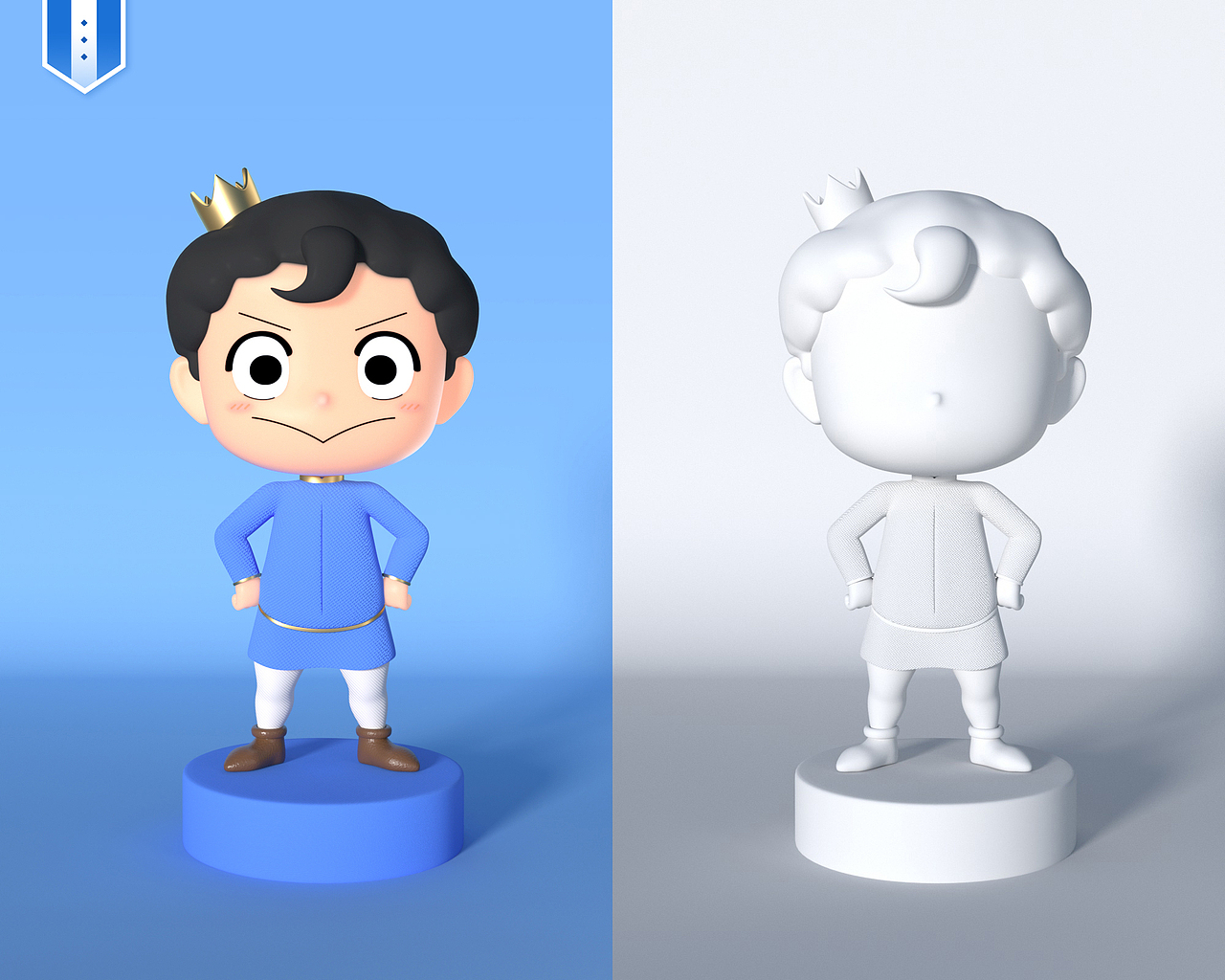波吉王子 和 公仔mimi 建模（图ZMjkwNTMxNTAw） - 其他三维 - 站酷设计师守一Origin原创素材 - 站酷ZCOOL