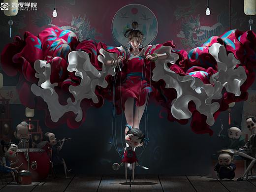 《戏。》3D模型作品