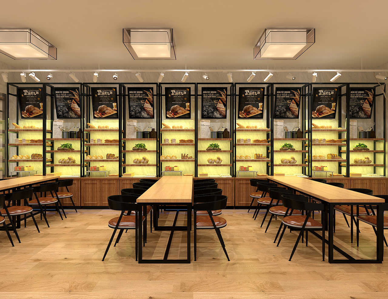 DIY陶艺店装修样式室内设计图