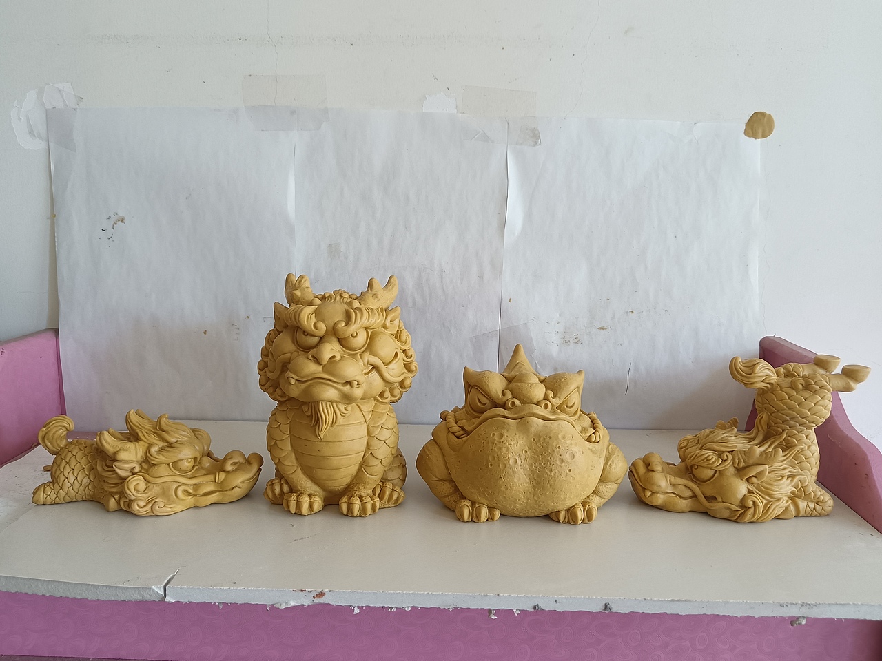 小神兽即将登厂（图ZMzA5ODk3MzI0） - 工艺品设计 - 站酷设计师圣山陶瓷原创素材 - 站酷ZCOOL