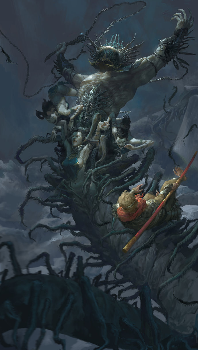 钟风华西游记作品蜈蚣精3版