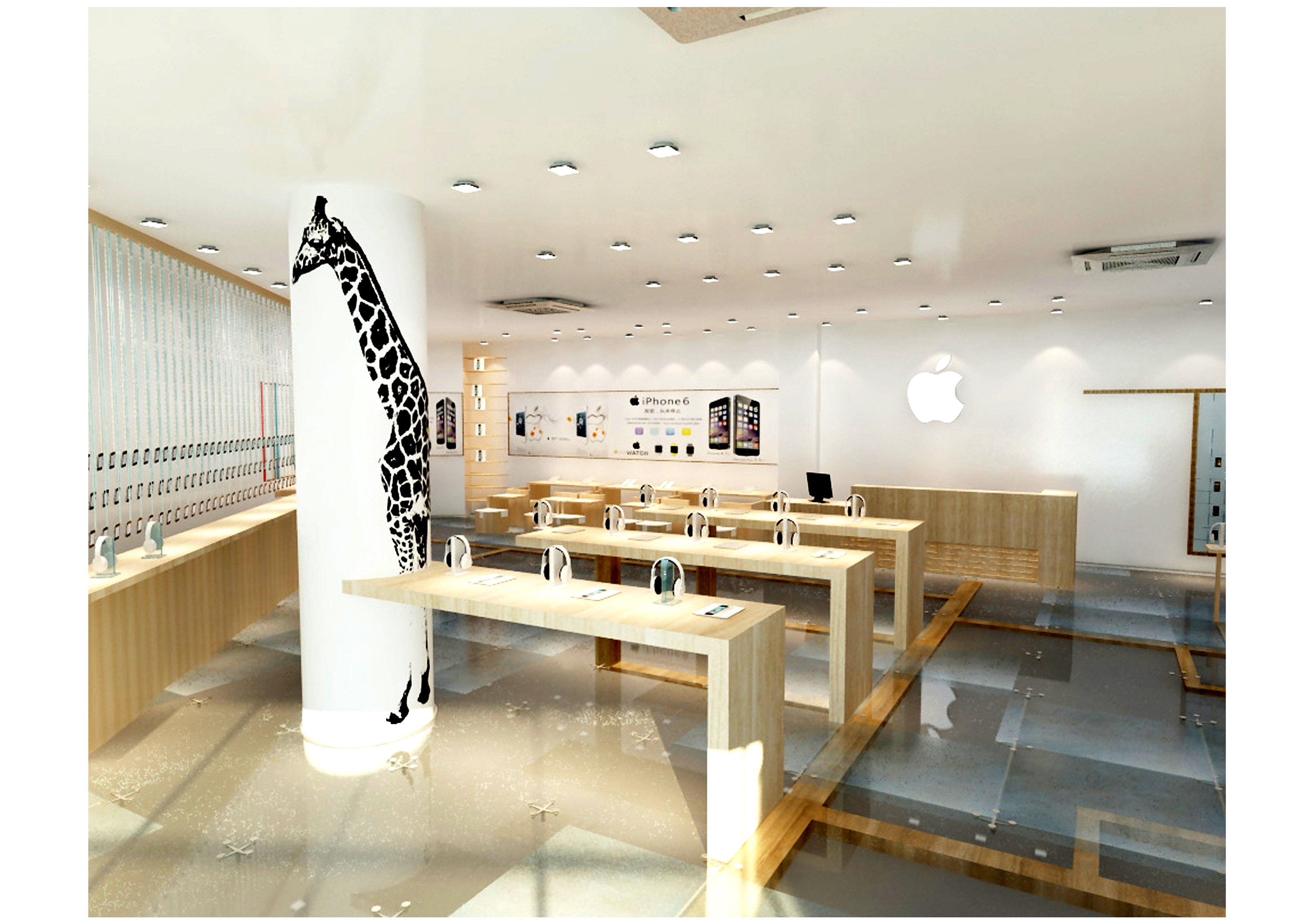 苹果体验店|空间|展示设计 |疾亮切 - 原创作品 - 站酷 (ZCOOL)