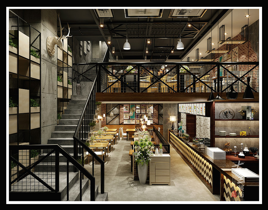 马尔康快餐厅设计|卤肉店·快餐厅设计案例|马尔康快餐厅设计公司