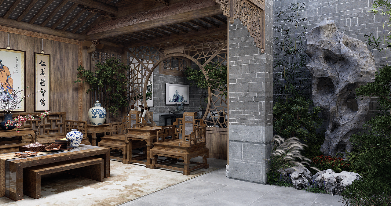 苏派古建室内方案效果