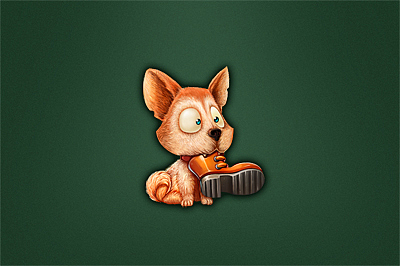 狗狗涂鸦（图ZODM3MDg0MA==） - 商业插画 - 站酷设计师荒唐i原创素材 - 站酷ZCOOL