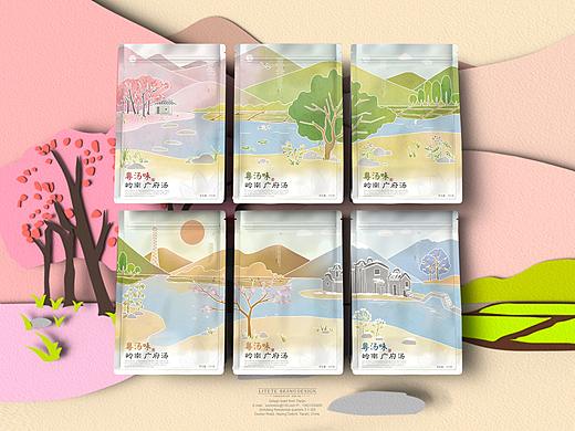 【粤汤味·时令版】汤料包装 by 澜帝品牌设计