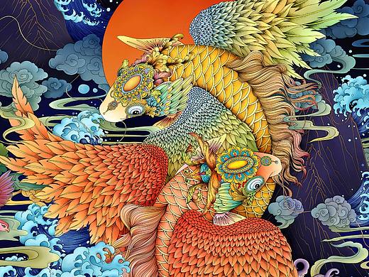 山海经异兽之蠃鱼