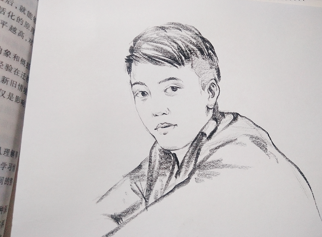 唯美速写头像