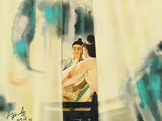 写实厚涂-电视剧东宫