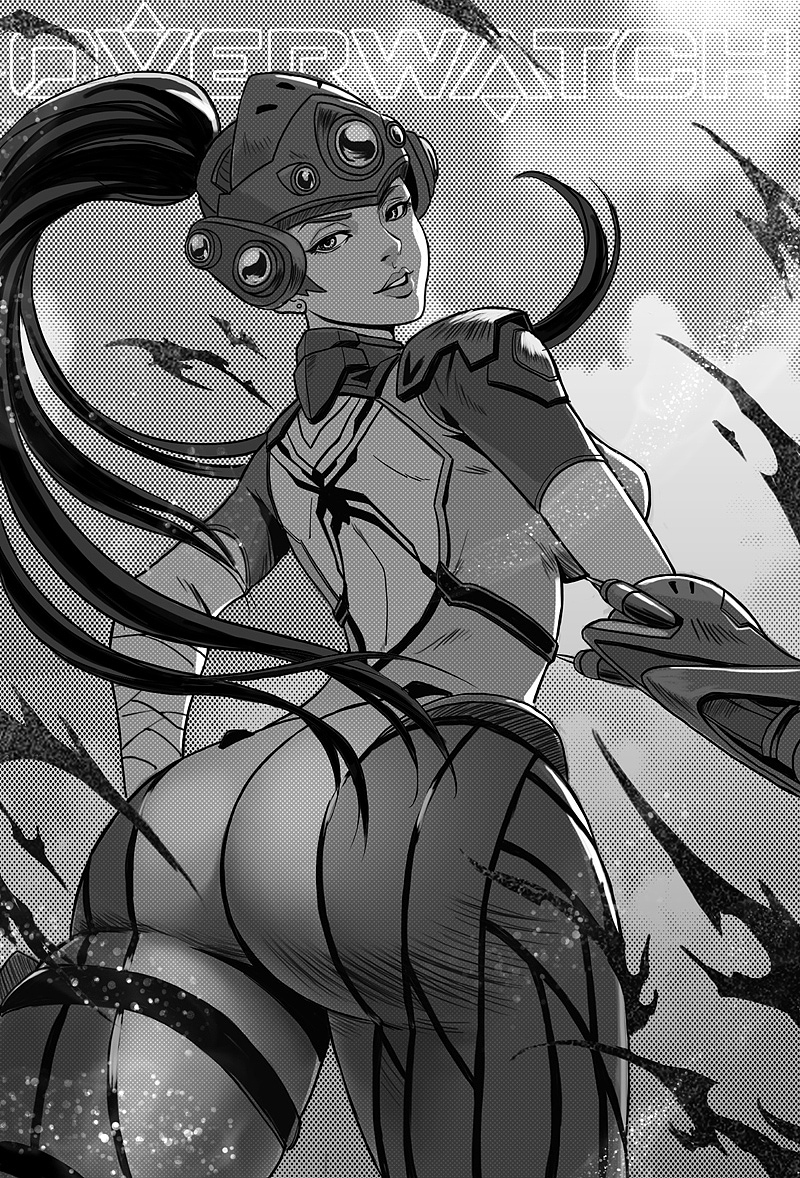 守望屁股（图ZNjMzNDE5MjA=） - 单幅漫画 - 站酷设计师樱花闪乱原创素材 - 站酷ZCOOL