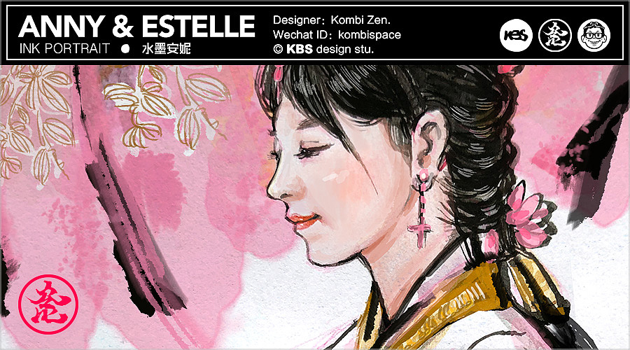 ＃081 ANNY & ESTELLE「安妮与艾丝黛儿的畫語」（图ZMTk5MzU3Mzk2） - 艺术插画 - 站酷设计师kombi原创素材 - 站酷ZCOOL