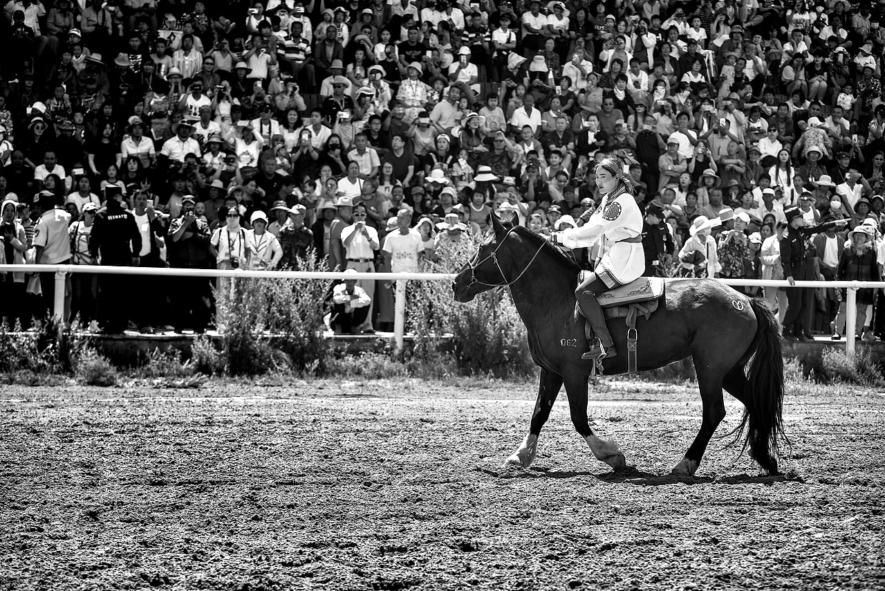 热情奔放的蒙古族庆祝2019中国草原蒙古马文化节