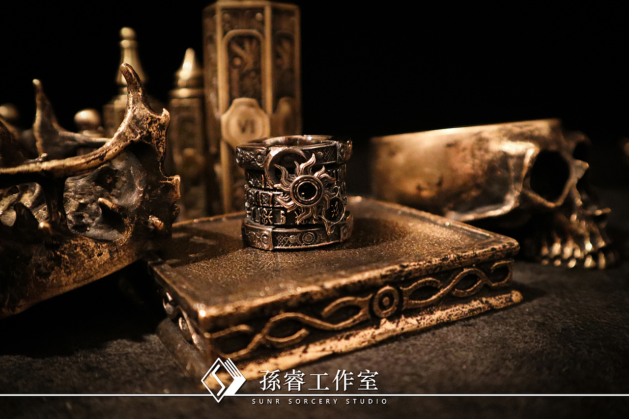 ▸假期闲作，自画自雕，纯手工搞，银铜铸造（图ZMjI1MTY1NTUy） - 工艺品设计 - 站酷设计师孙睿工作室原创素材 - 站酷ZCOOL
