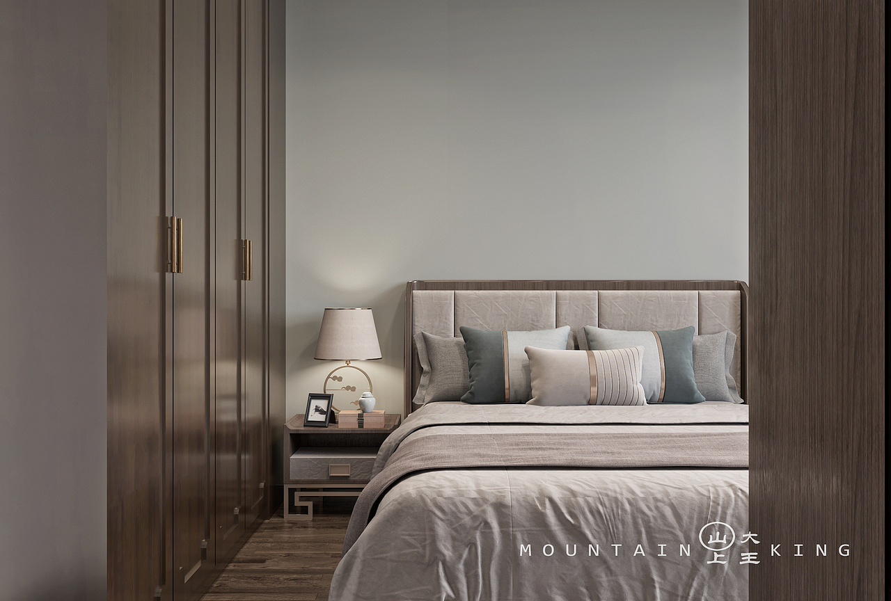 禅意蝉翼----新中式风格（别墅 • 盈峰翠邸）