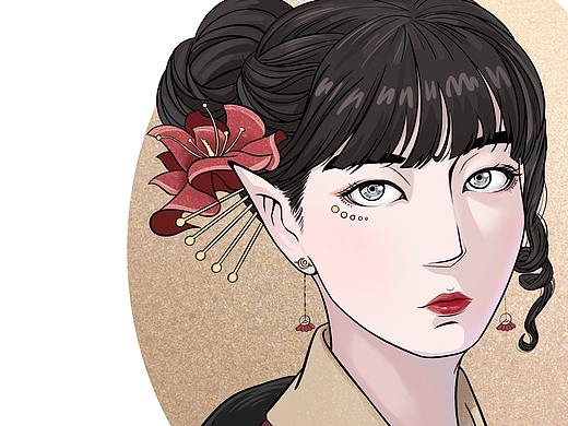 一袭华服