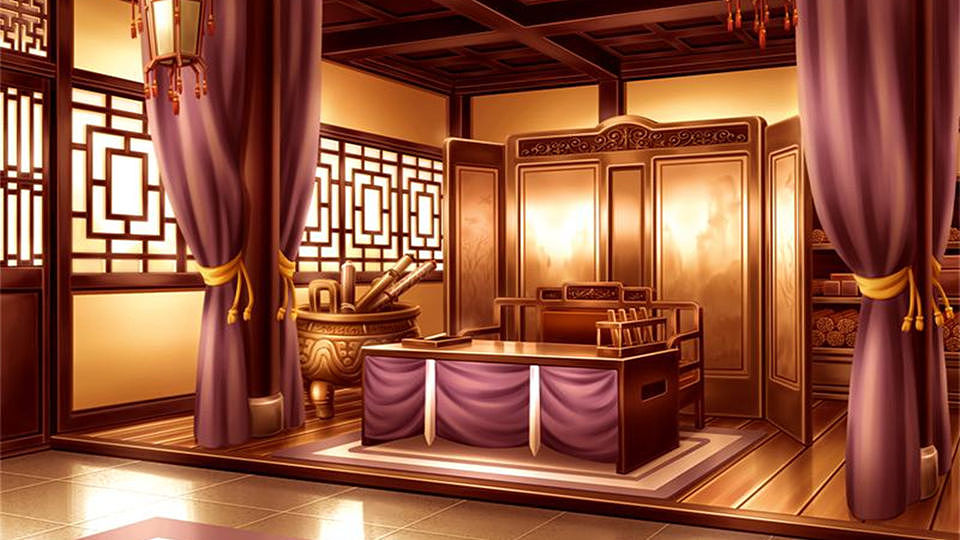【场景 - 原画】书房