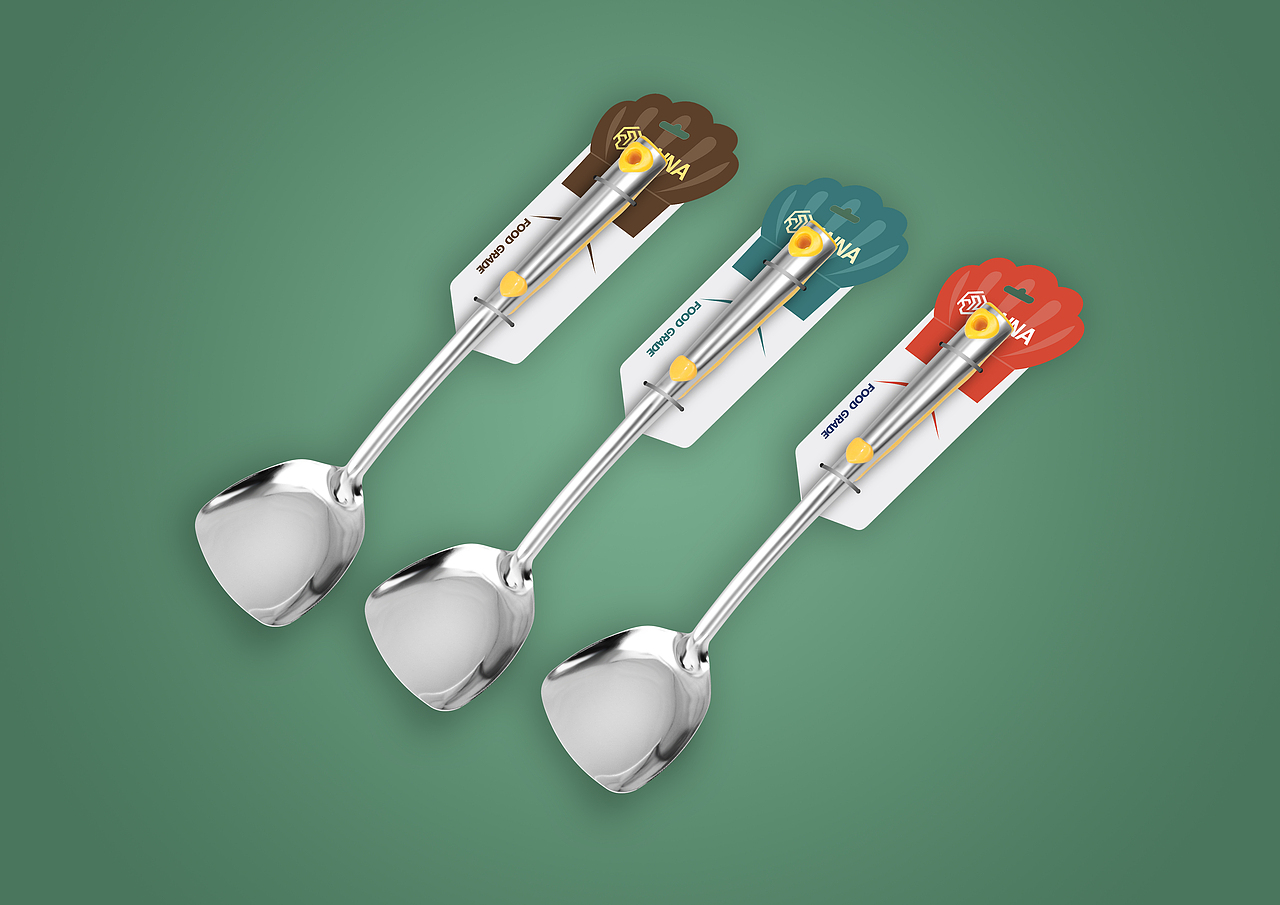 凯纳厨具纸卡包装设计