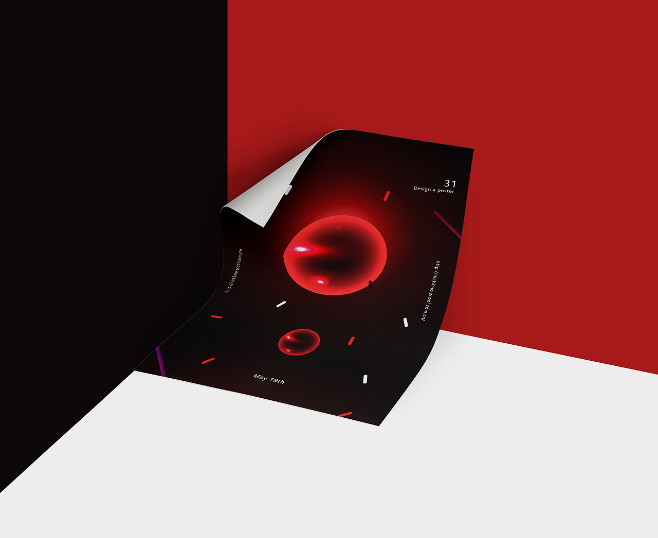 31 days | One day design a poster