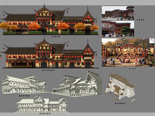 中式乐园和西方神话乐园概念设计