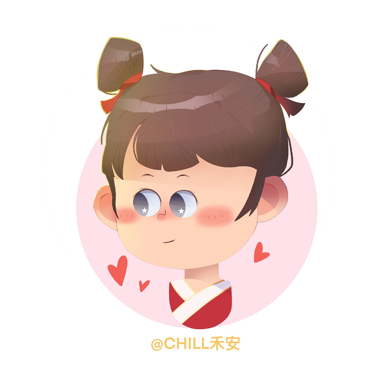 一组可爱卡通小头像