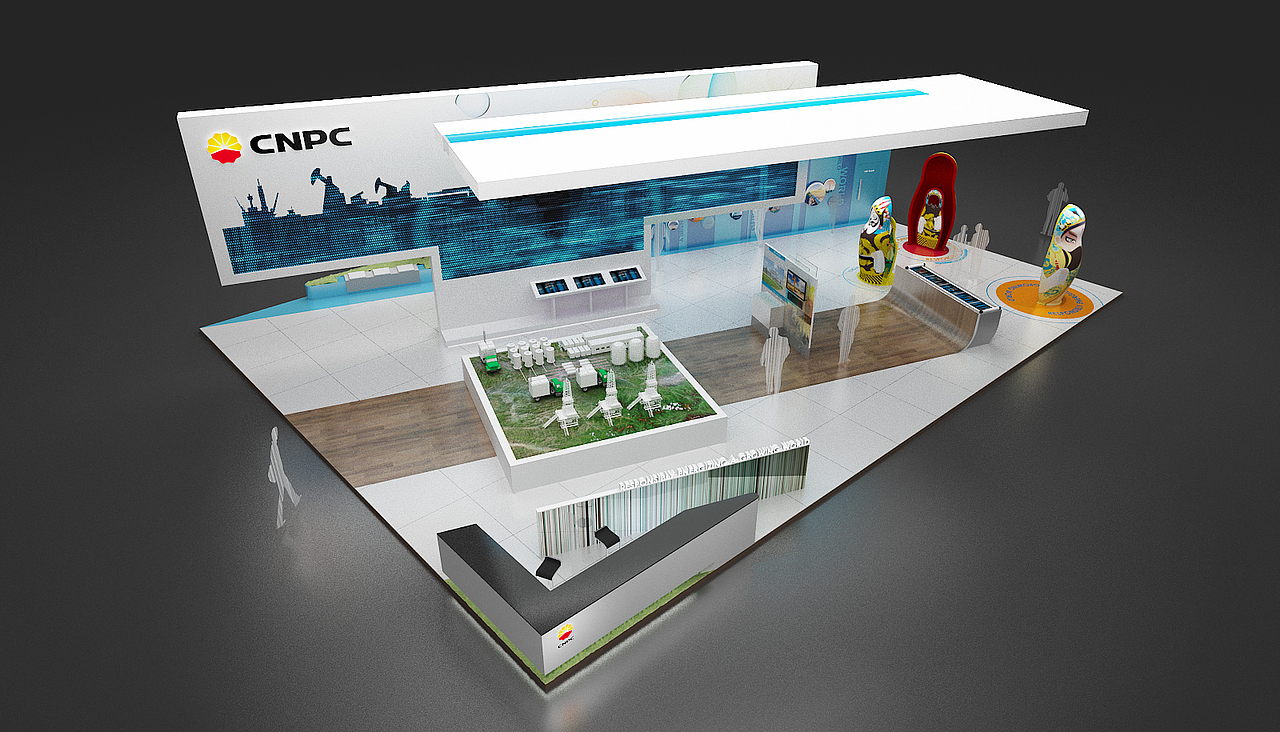 CNPC 中国石油 展位设计方案（图ZMjY5OTk1NjA4） - 展陈设计 - 站酷设计师SNCreative原创素材 - 站酷ZCOOL