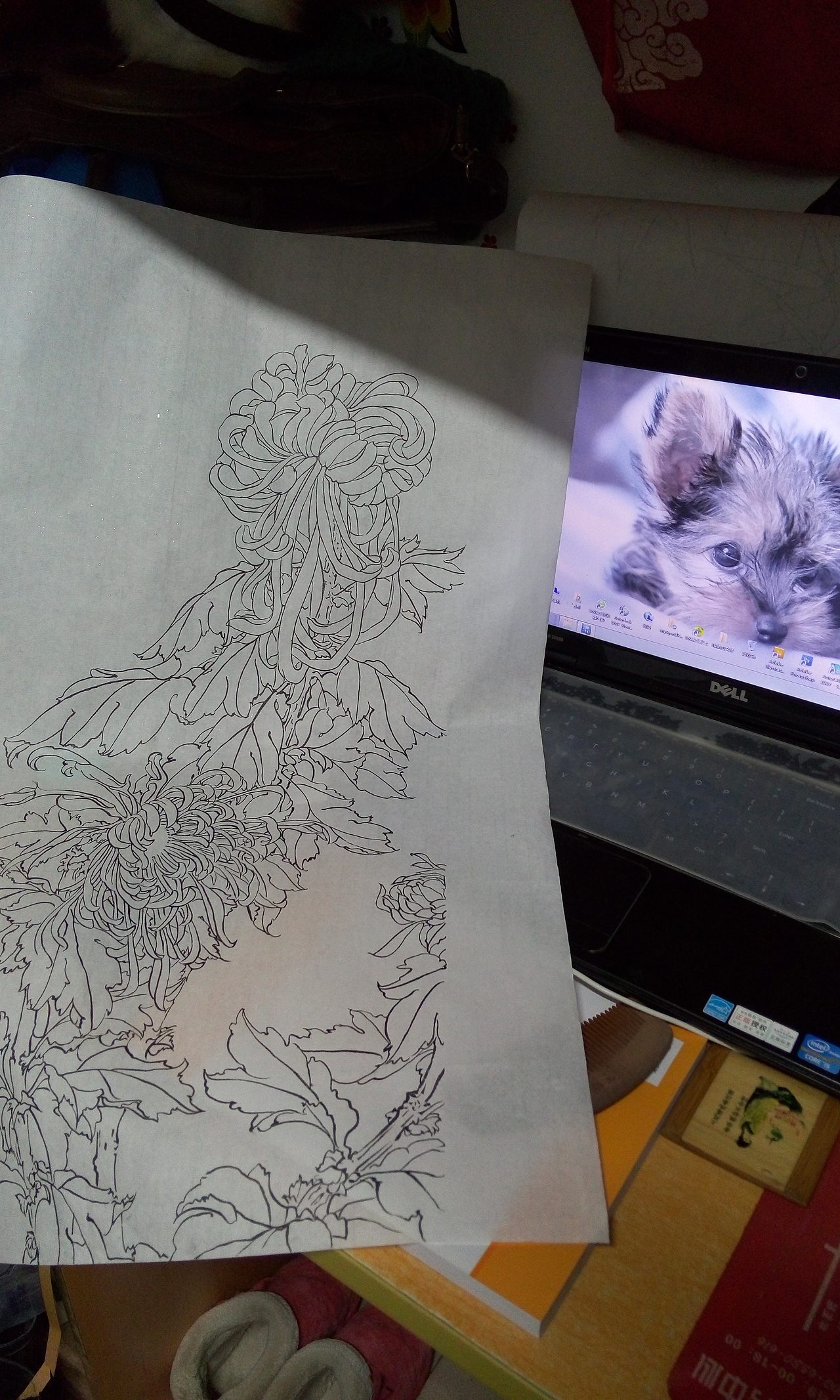 国画（图ZMzcyOTkxOTI=） - 绘画 - 站酷设计师YEshasha123原创素材 - 站酷ZCOOL