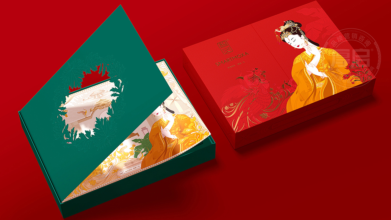 设计融入了智灸的品牌故事及产品的价值 br>定位策略,营造出皇家宫廷