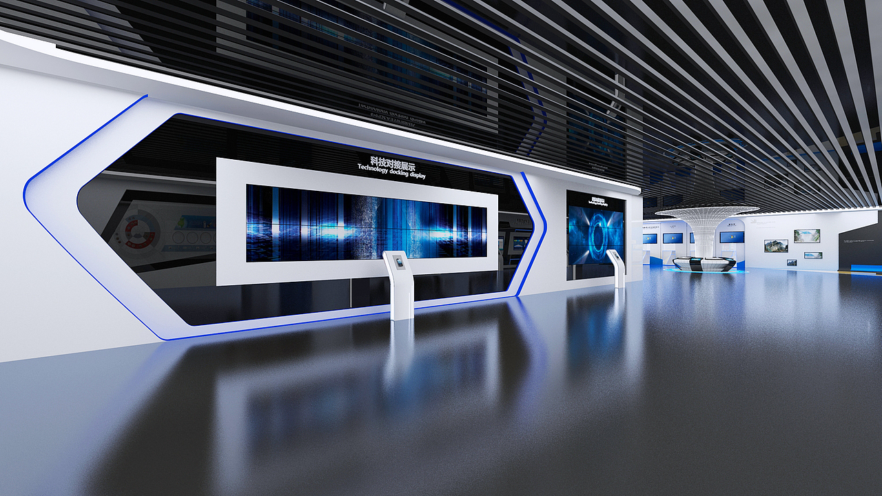 沉浸式科技展厅（图ZMjgxNDUzMzk2） - 商业空间设计 - 站酷设计师退休去放牛原创素材 - 站酷ZCOOL