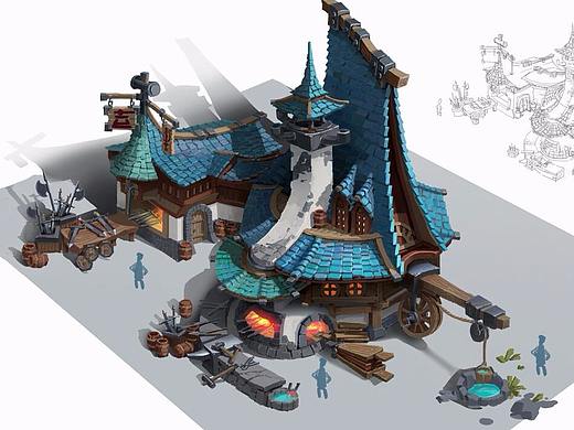 铁匠铺（个人主页-ZMjc4MzUxOTY=） - 游戏原画 - 站酷设计师luo40564050原创素材 - 站酷ZCOOL