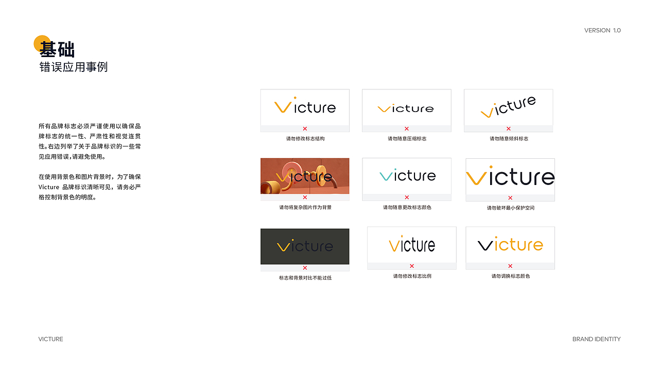 Victure Visual Identity Brand（图ZMjYyNTc4Mzky） - 品牌 - 站酷设计师Coffee咖啡不加冰原创素材 - 站酷ZCOOL