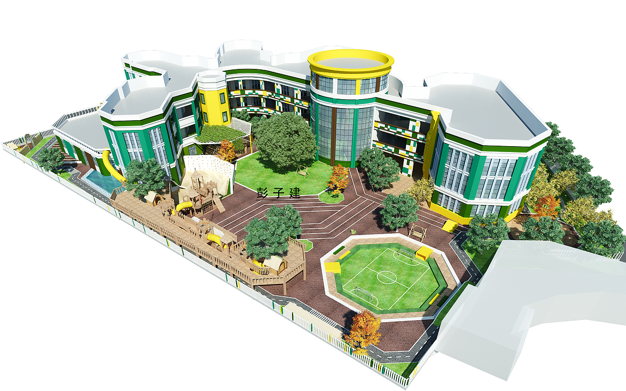 幼儿园设计（图ZMTMyMTc5OTAw） - 景观设计 - 站酷设计师彭子建原创素材 - 站酷ZCOOL