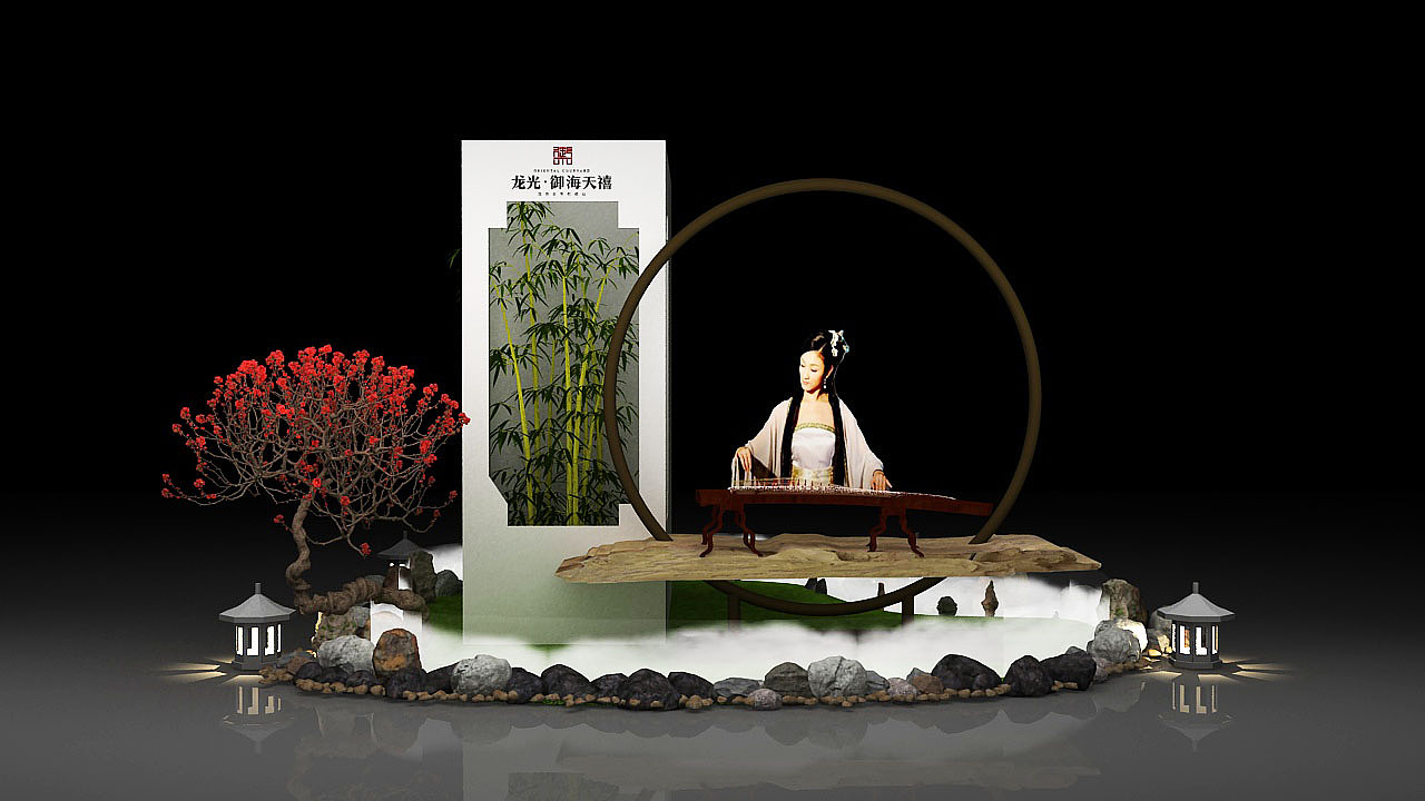 汕头龙光御海天禧发布会（图ZMTgzMDQzNzQ4） - 舞台美术 - 站酷设计师fufu00at原创素材 - 站酷ZCOOL