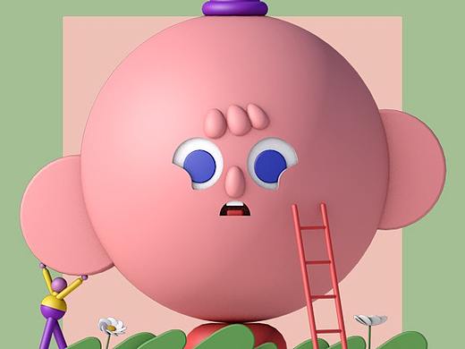 C4D卡通人物练习