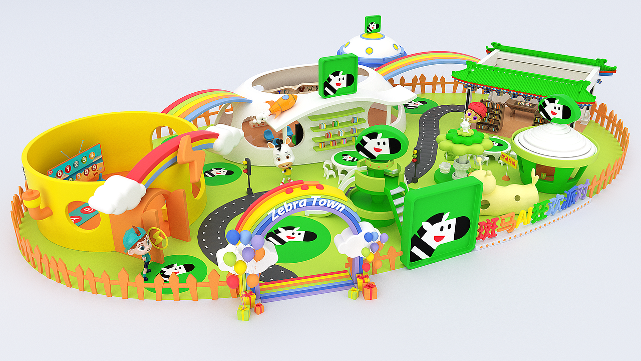 C4D搭建线下场景~~