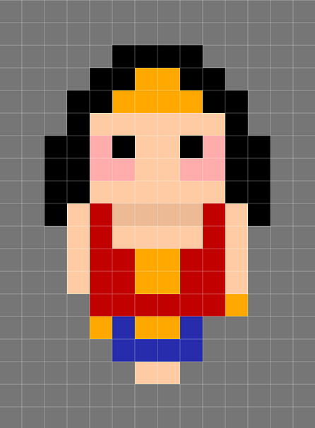 像素画【正义联盟】六人组