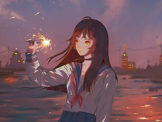 夏の花火