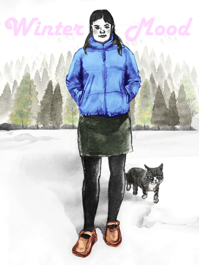 冬天来了|插画|创作习作|哪吒他小龙人_原创作品-站酷zcool