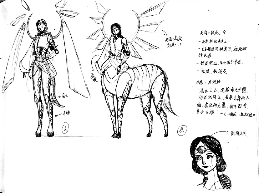 【钛金之光.角色设计】英招-歌北（图ZMzI1NDY1OTI0） - 概念设定 - 站酷设计师这里是一只鱼砸原创素材 - 站酷ZCOOL