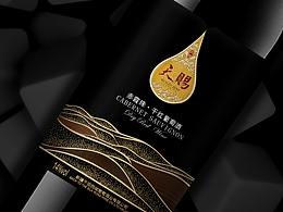 红酒标签包装设计