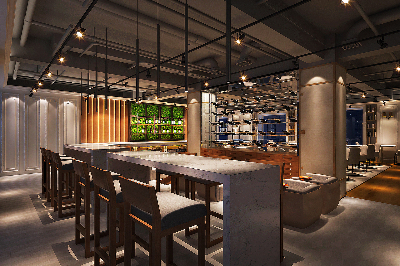 餐厅酒店效果图作品