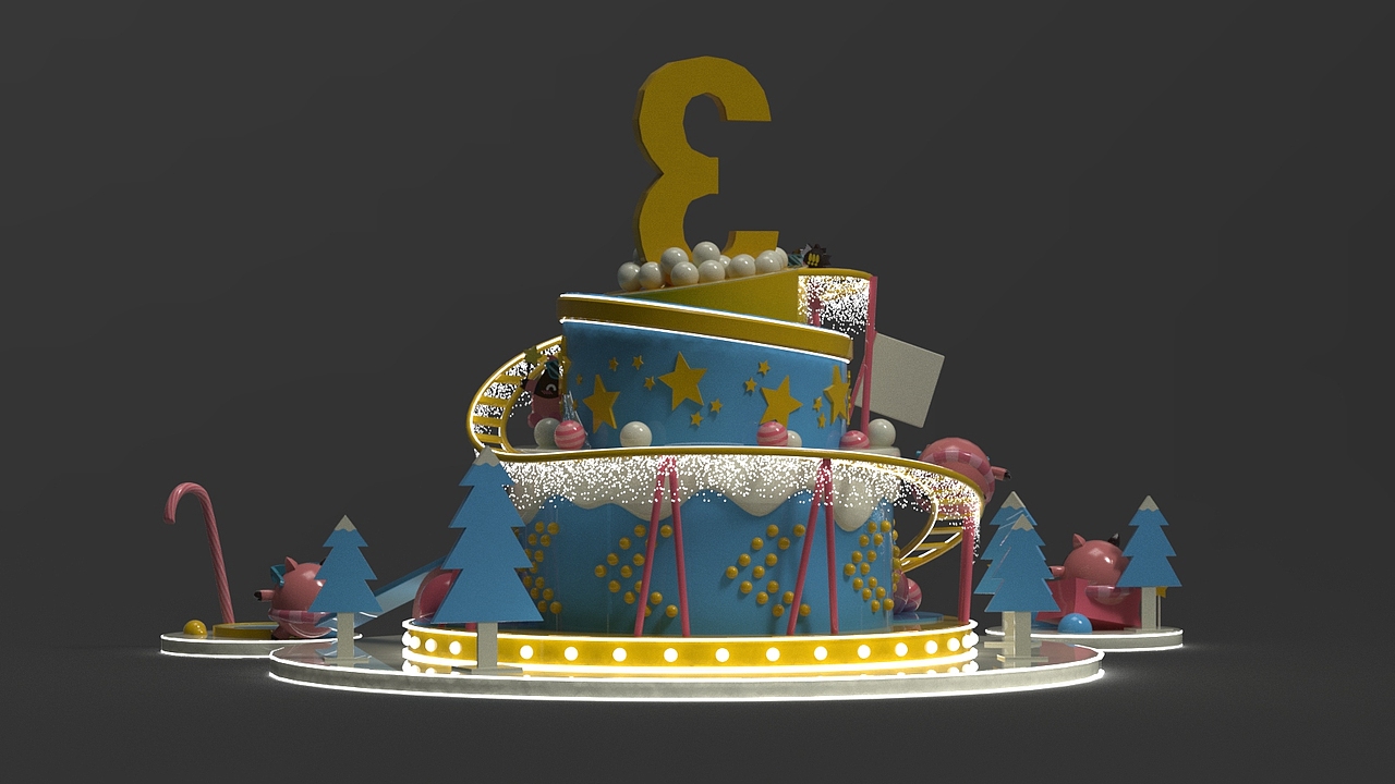 财信广场3周年美陈包装(重庆)