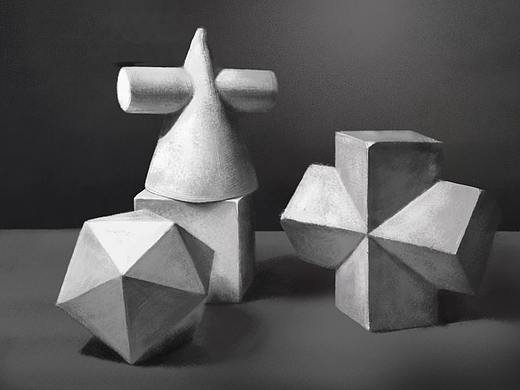 【板绘】石膏素描练习