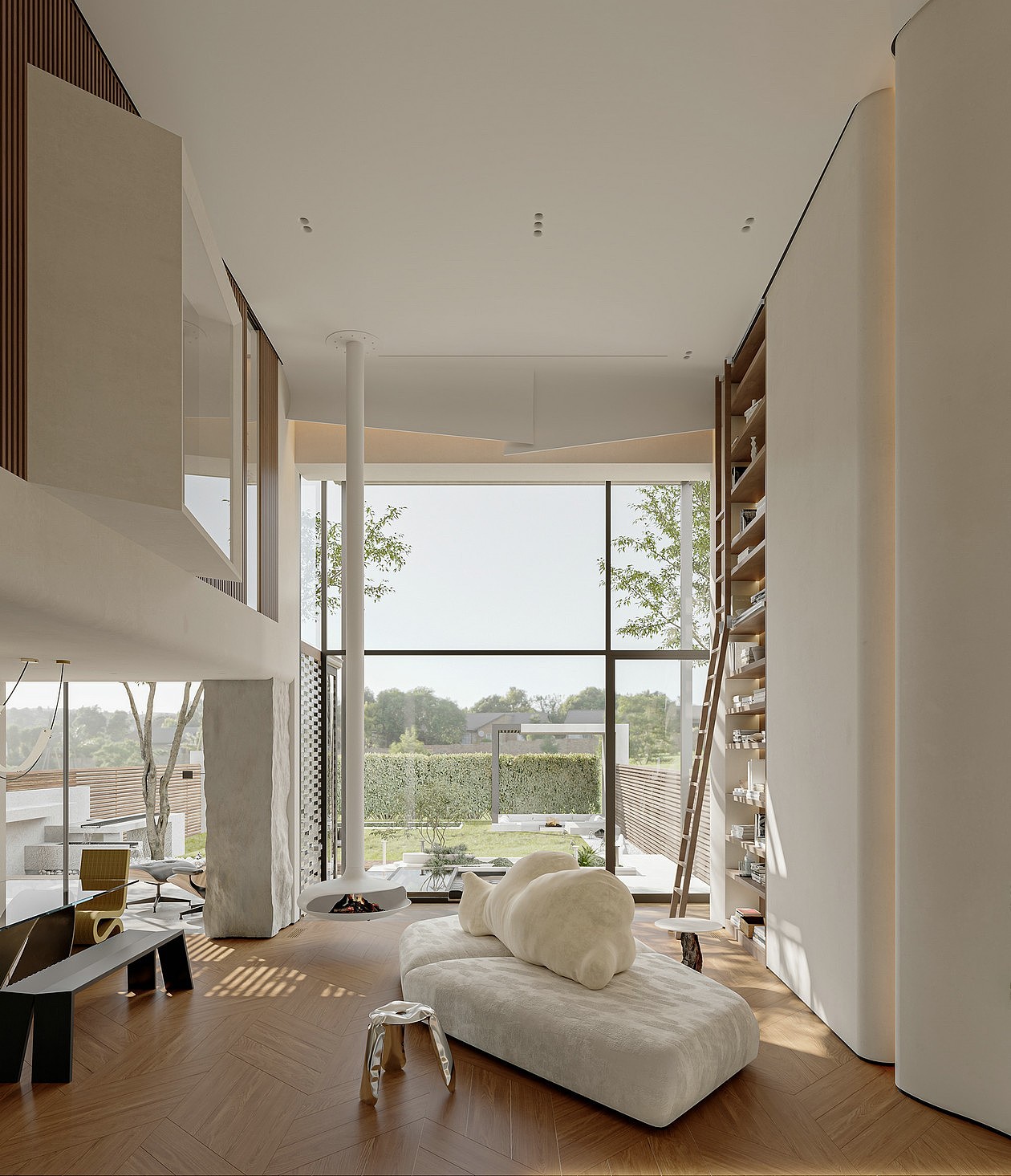 原木+白色 塑造简约空间立体感