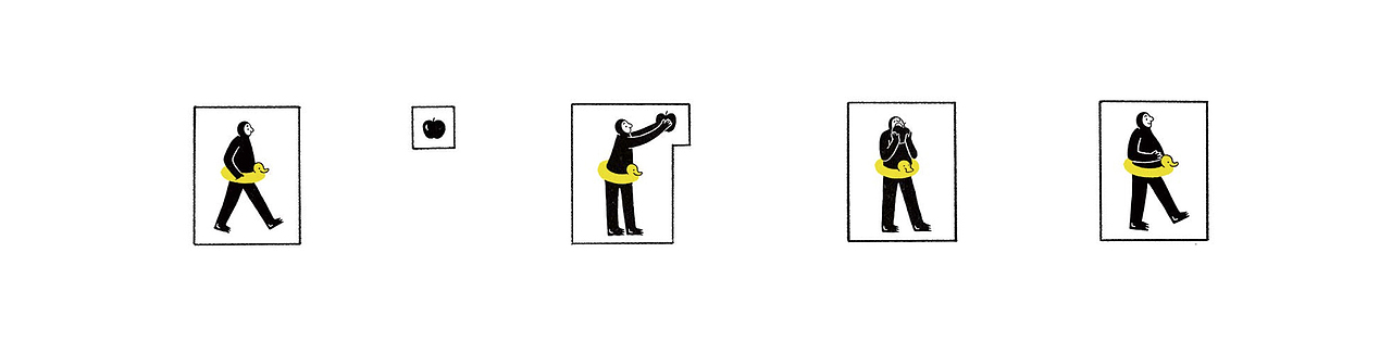 《盒子》的出版过程对于我来说也是一次经验值的提升,出版业有很多限制,与出版社沟通时,我会做很详细的pdf文件表达清楚我的需求和思路,力求还原绘本的精彩度。