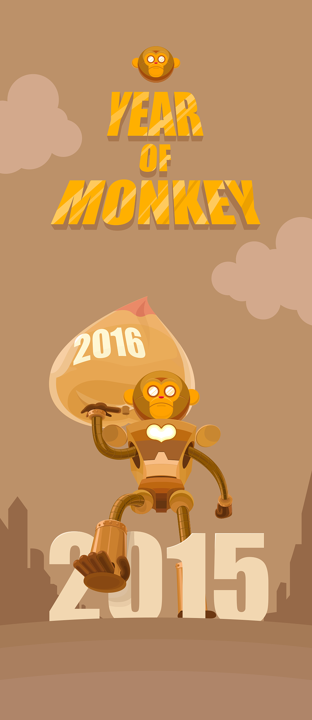 猴来了！...（图ZNDEzMjAzNzI=） - 艺术插画 - 站酷设计师teigreen原创素材 - 站酷ZCOOL