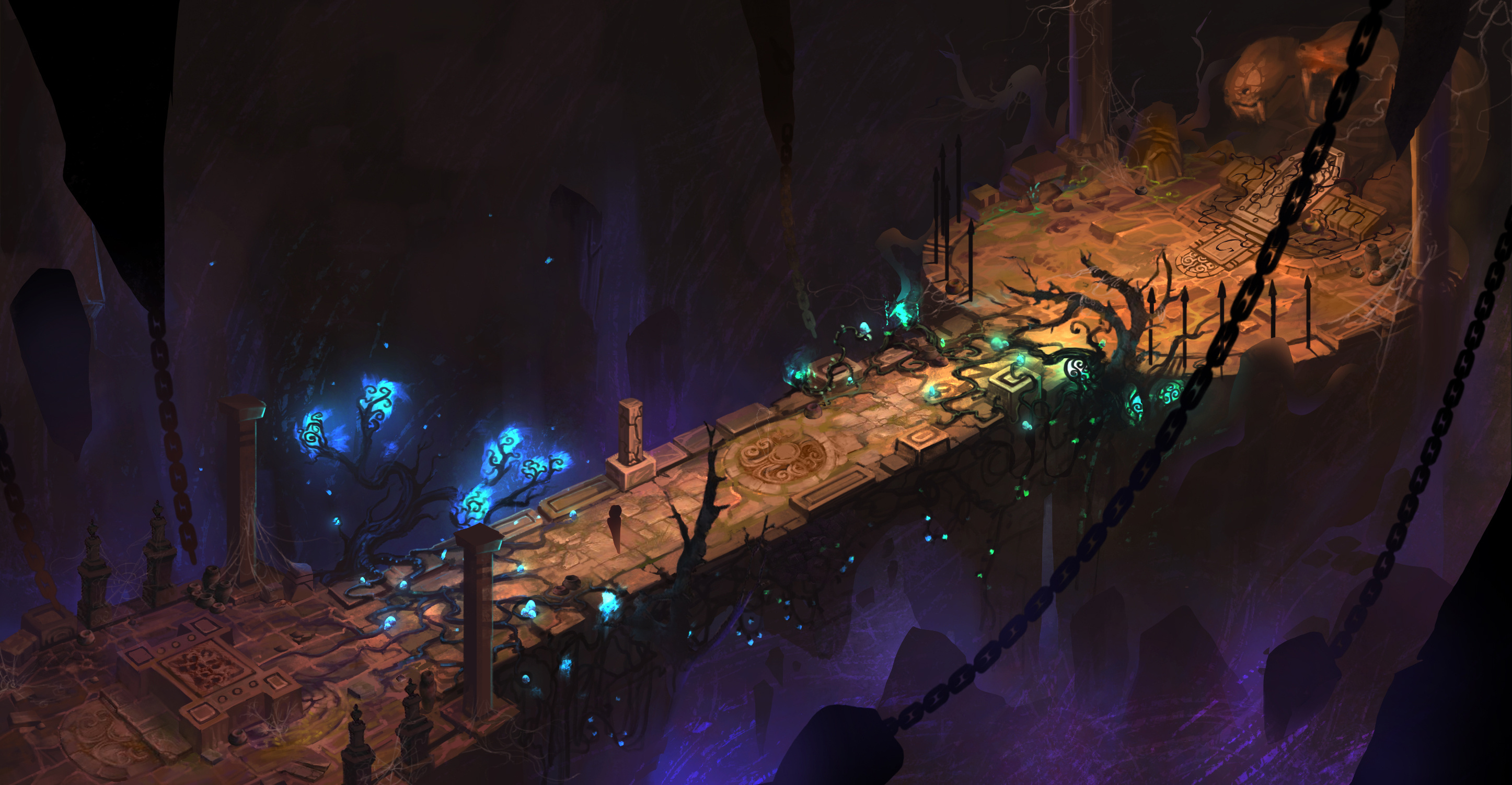 地宫|插画|游戏原画|郏永光军 - 原创作品 - 站酷 (zcool)