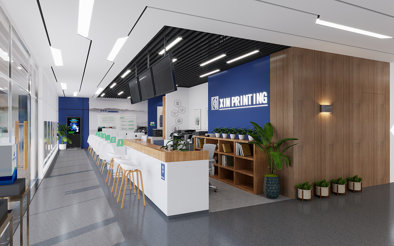 加纳文印店设计（图ZMjAwMzE5Nzk2） - 其他空间 - 站酷设计师萧co原创素材 - 站酷ZCOOL